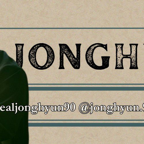 Behind-the-scenes cut of Jonghyun (SHINee)