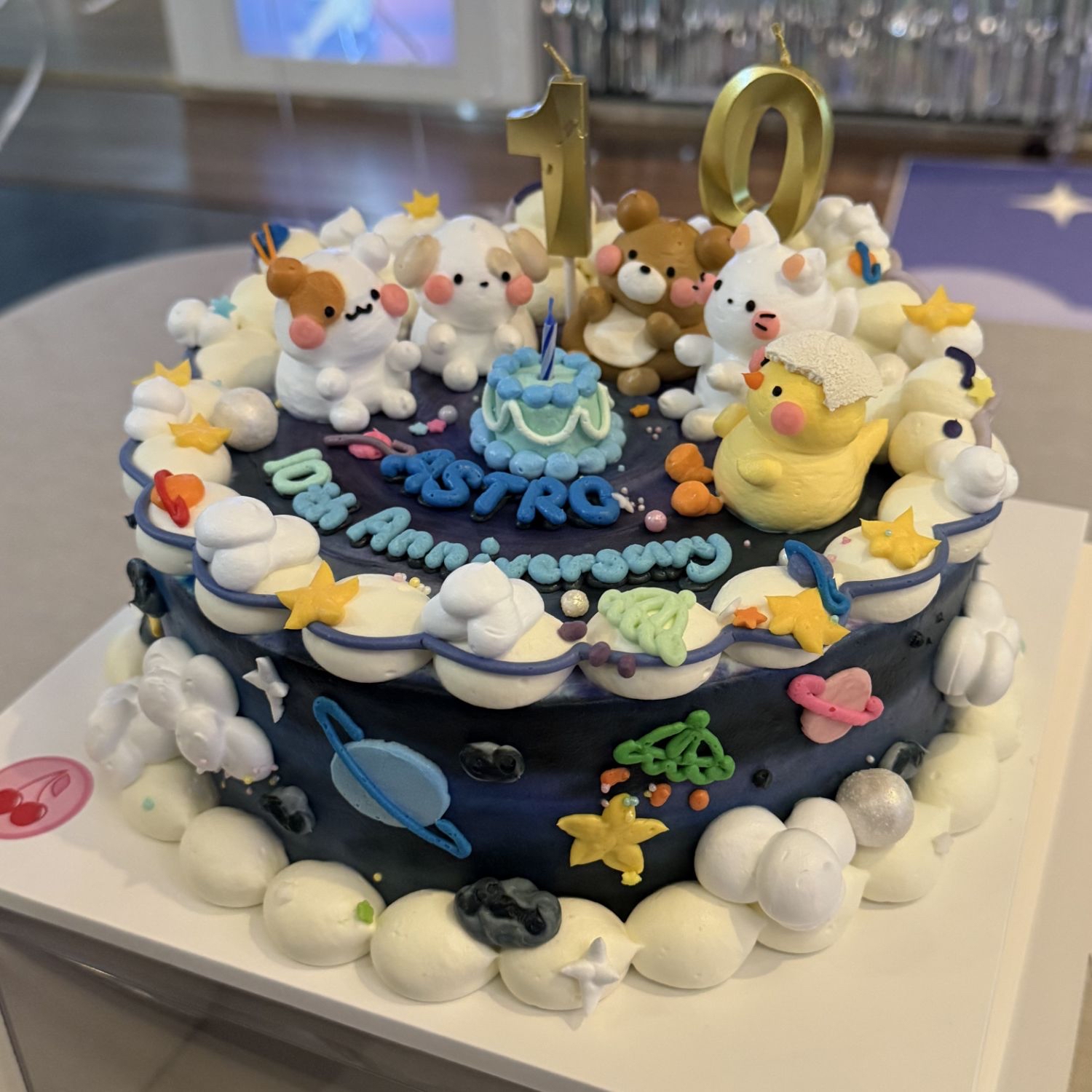 A moment captured by Jinjin (ASTRO)'s fan