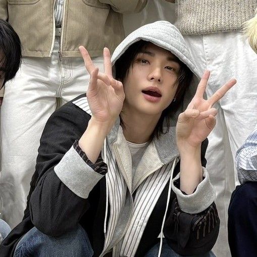 A moment captured by Hyunjin (Stray Kids)'s fan