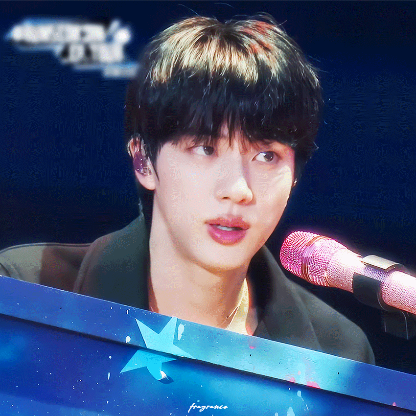 A moment captured by Jin (BTS)'s fan