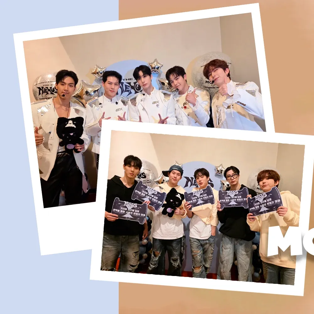 A moment captured by MONSTA X's fan