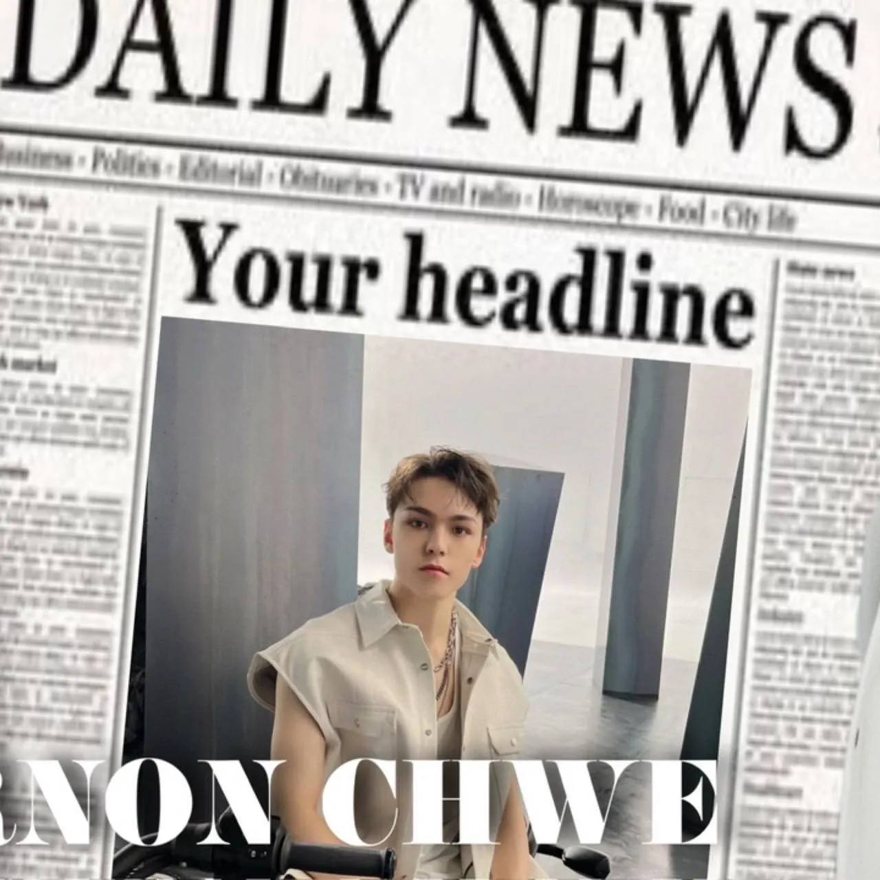 Latest photo of Vernon (SEVENTEEN)