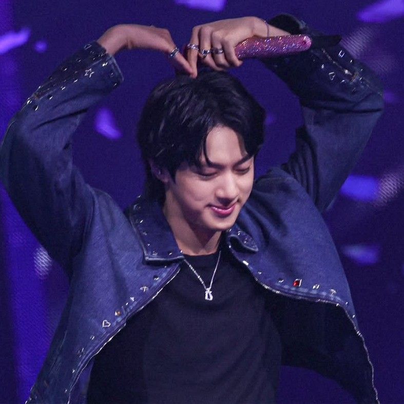 Recent activity shot of Jin (BTS)