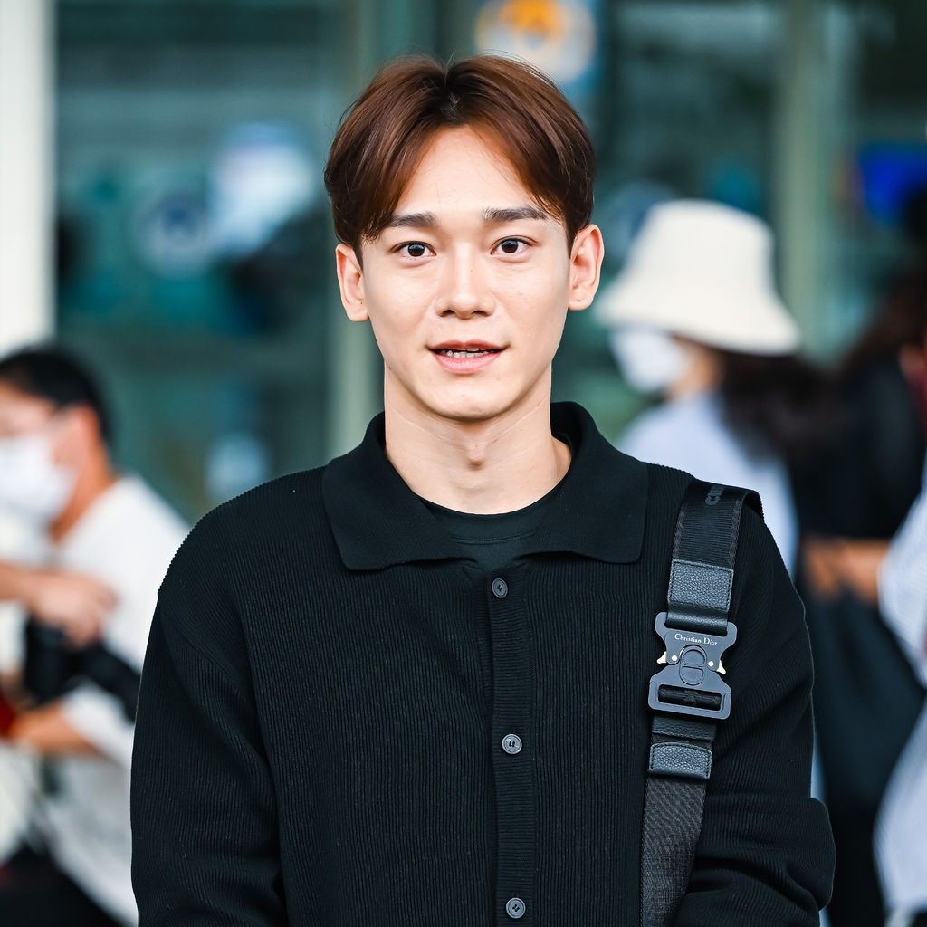 Recent activity shot of Chen (EXO)