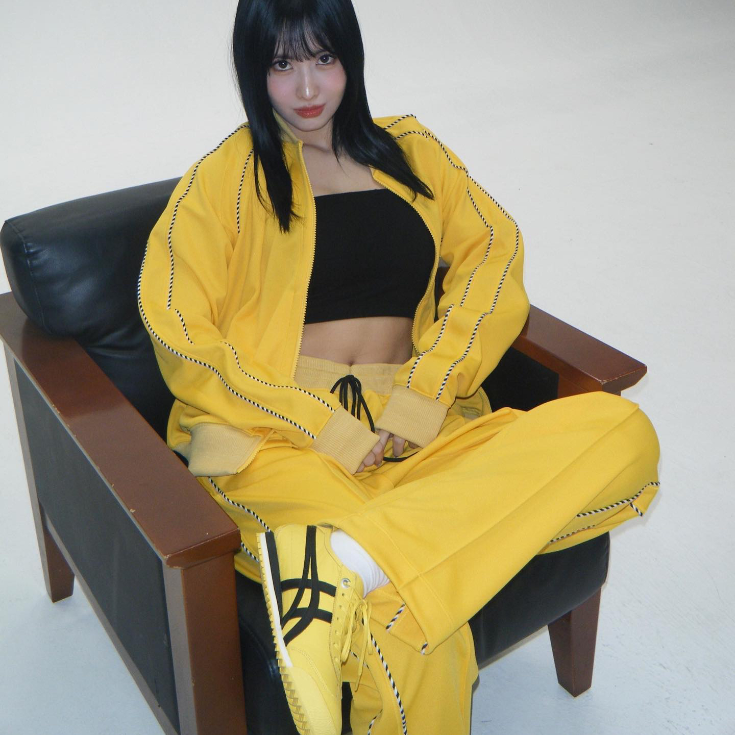 Recent activity shot of Momo (TWICE)