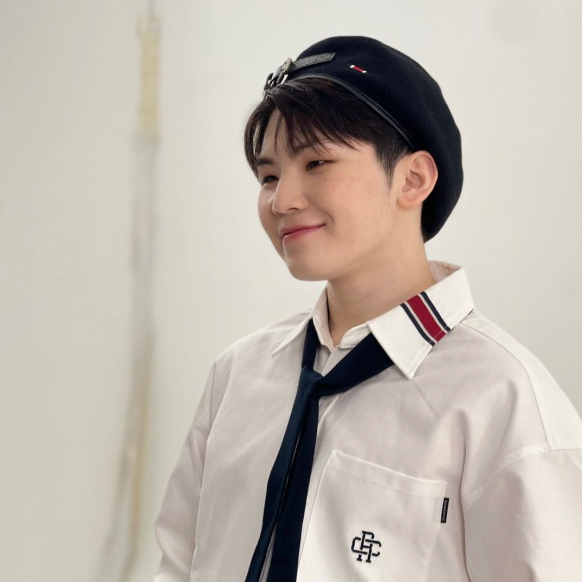 Recent activity shot of Woozi (SEVENTEEN)