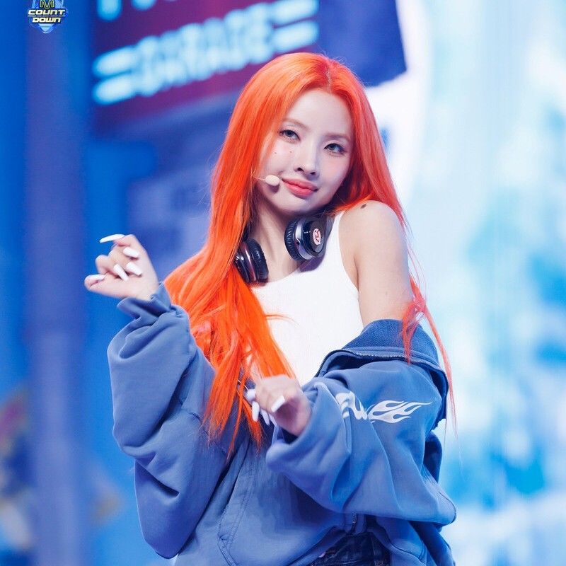 A moment captured by Soyeon (i-dle)'s fan