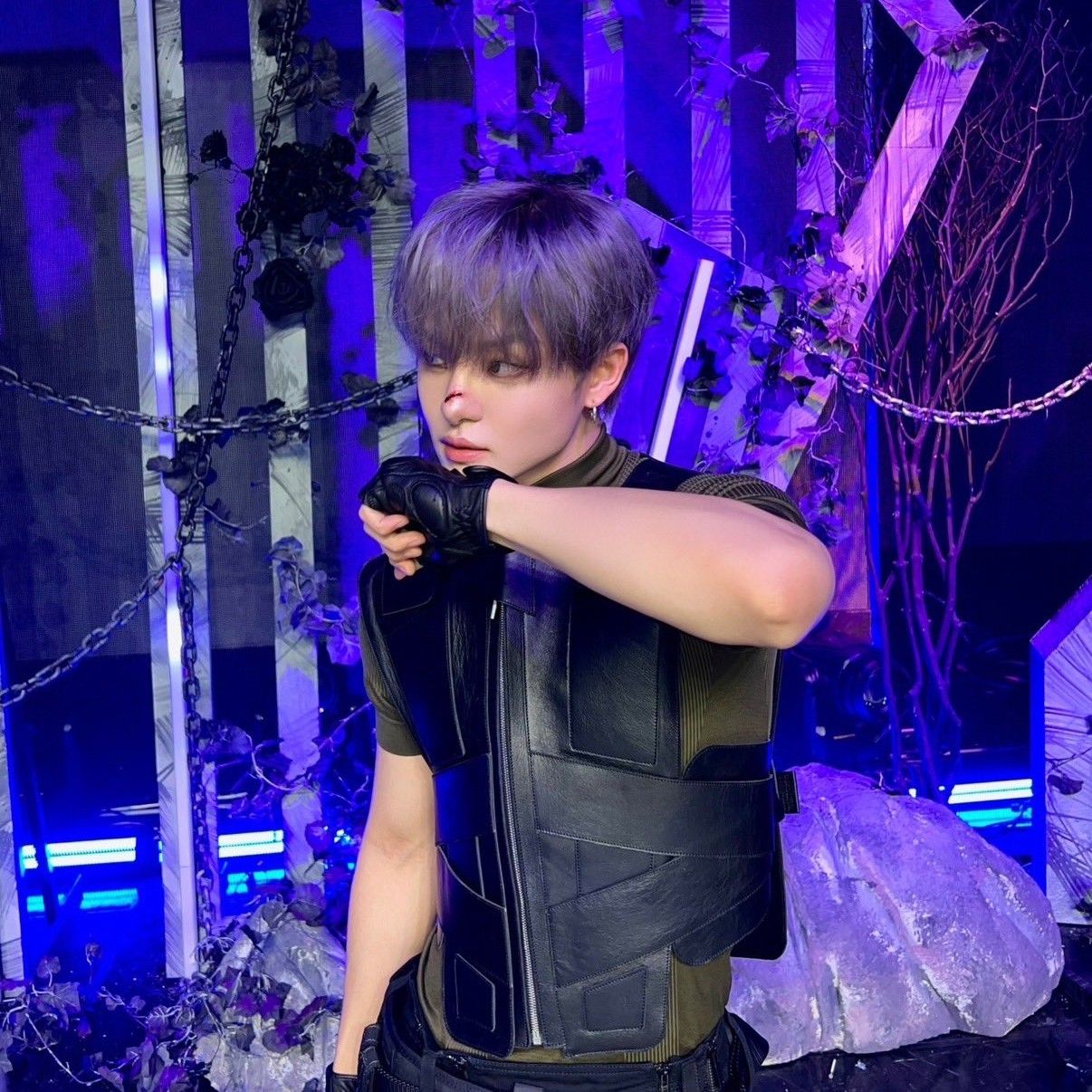 A moment captured by Jihoon (TREASURE)'s fan