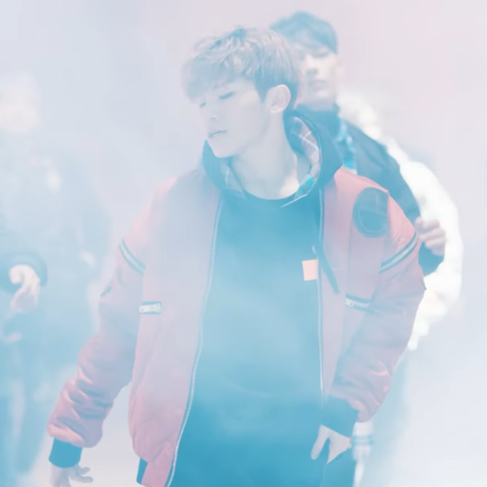 Recent activity shot of Woozi (SEVENTEEN)