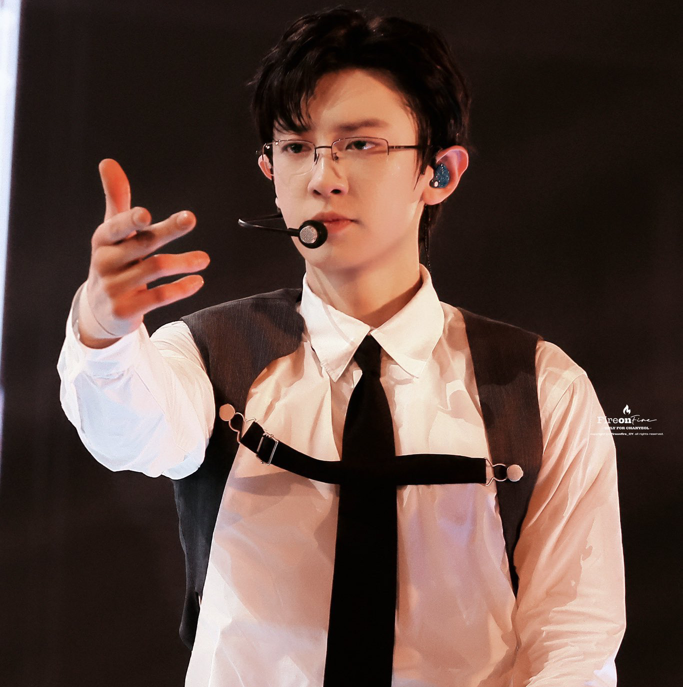 A moment captured by Chanyeol (EXO)'s fan