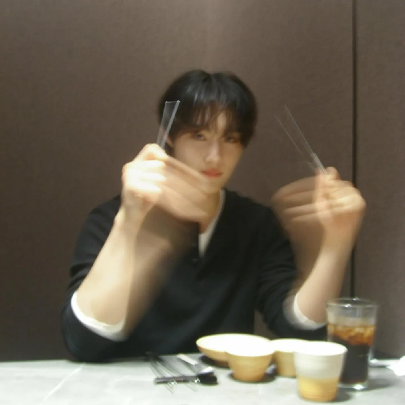 Behind-the-scenes cut of Hyunsuk