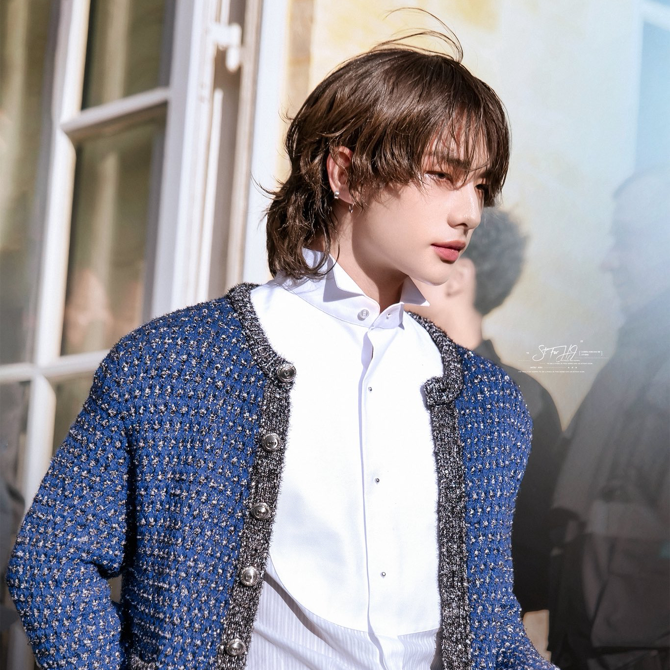 A moment captured by Hyunjin (Stray Kids)'s fan