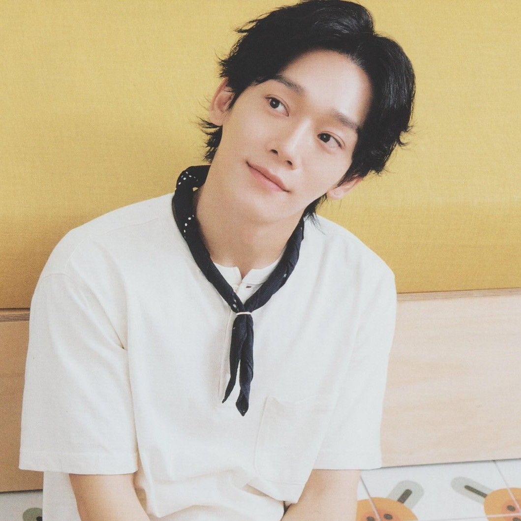 Recent activity shot of Chen (EXO)