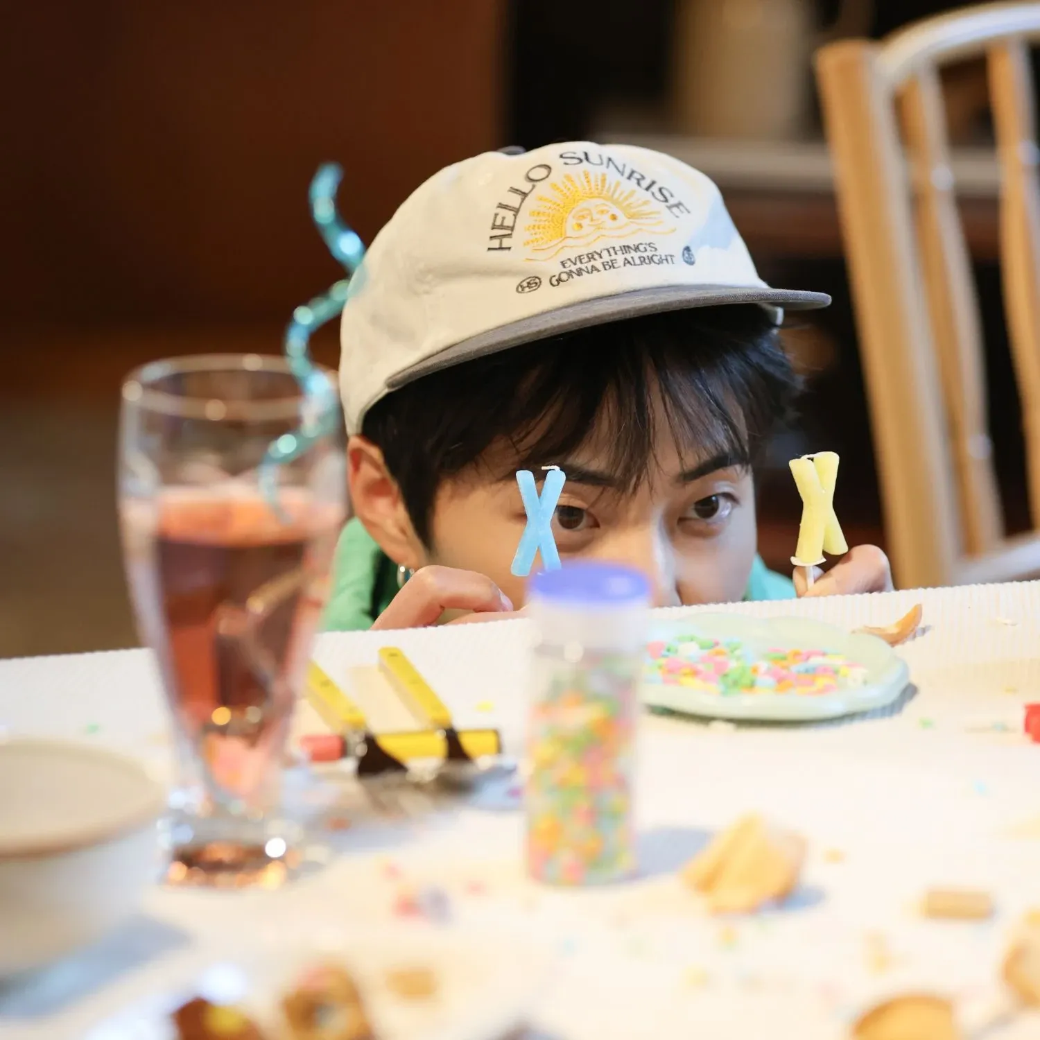 Behind-the-scenes cut of Xiumin (EXO)