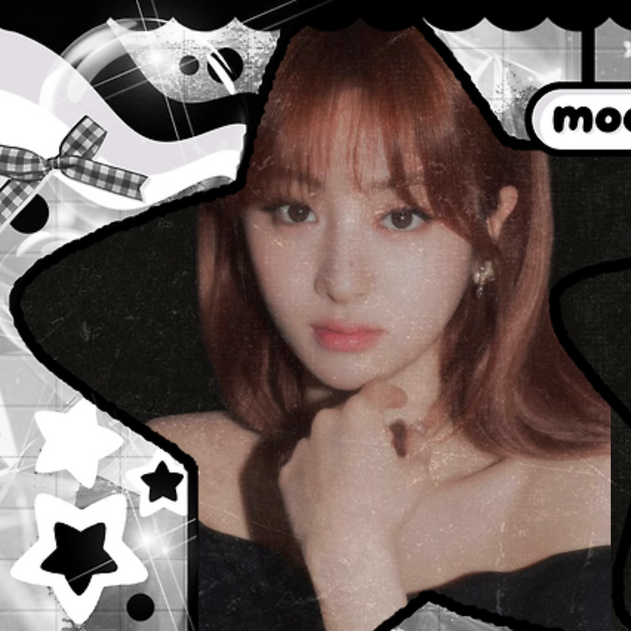 A moment captured by Huh Yunjin (LE SSERAFIM)'s fan