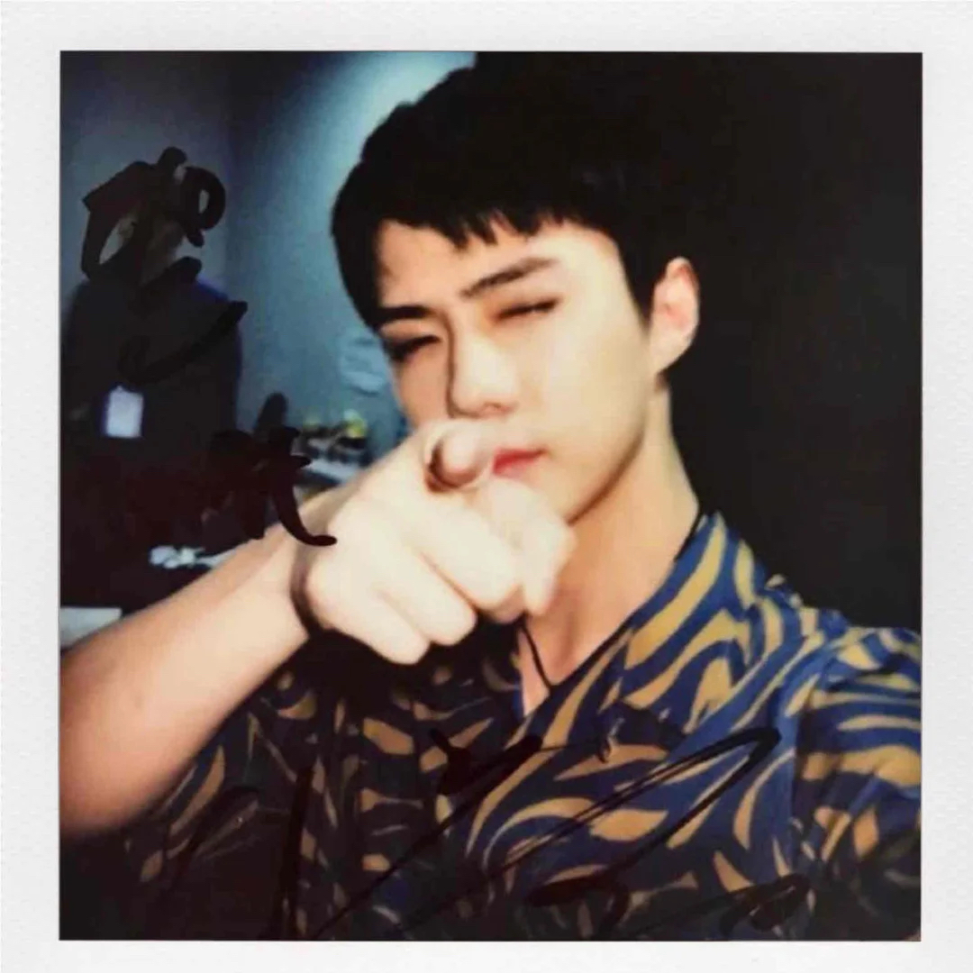 Behind-the-scenes cut of Sehun (EXO)