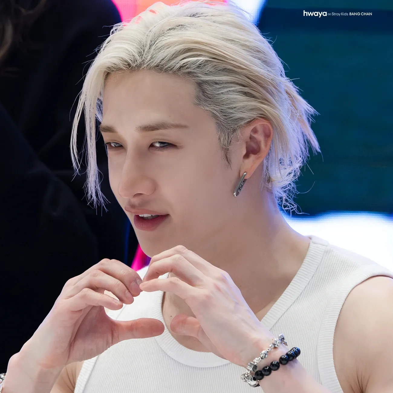 A moment captured by Stray Kids's fan