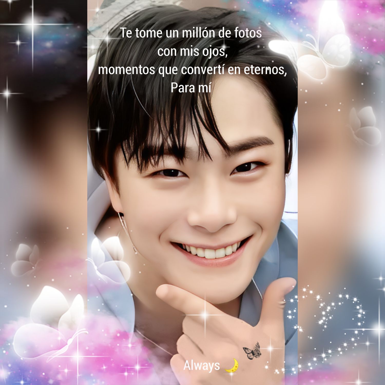 Recent activity shot of Moonbin (ASTRO)