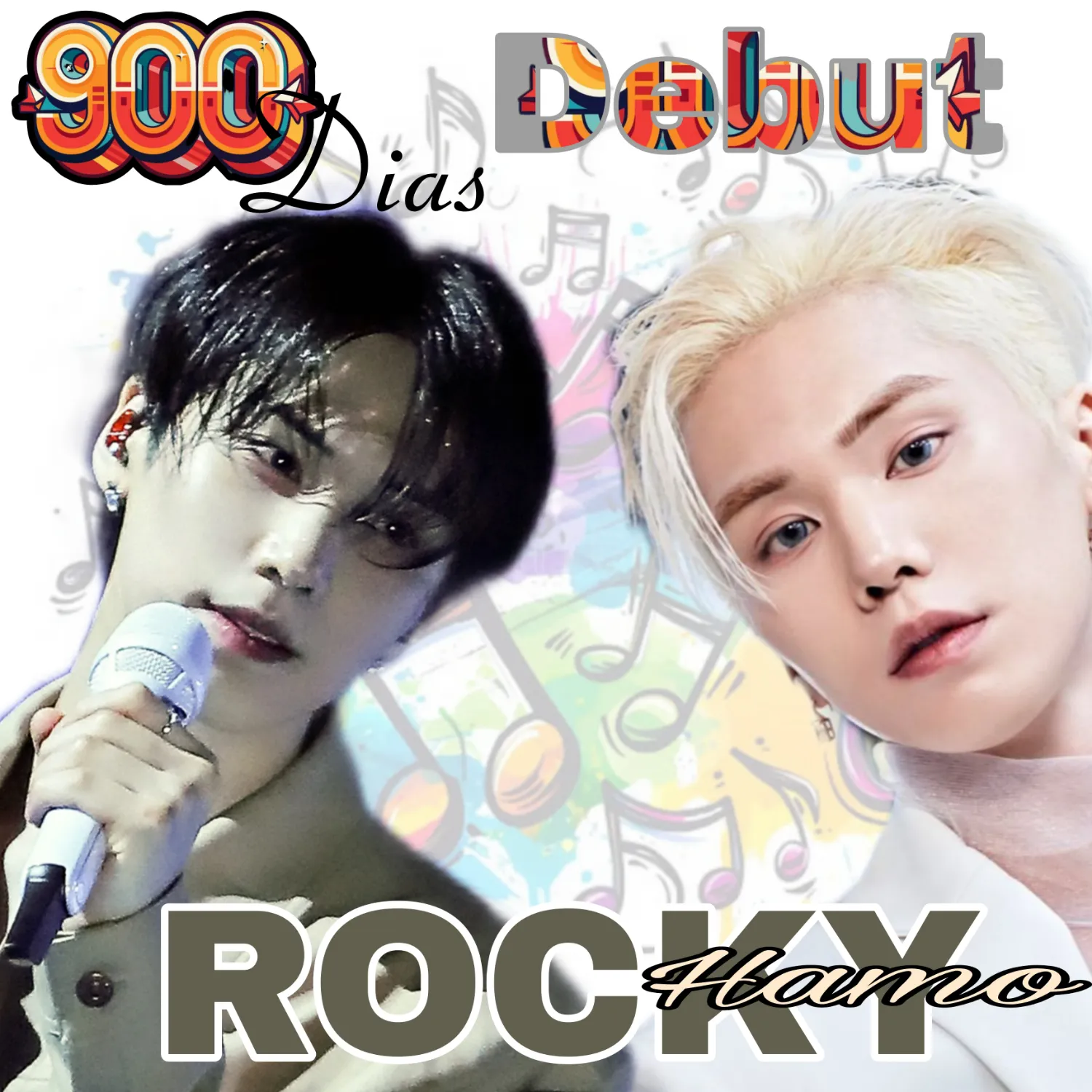 A moment captured by Rocky's fan