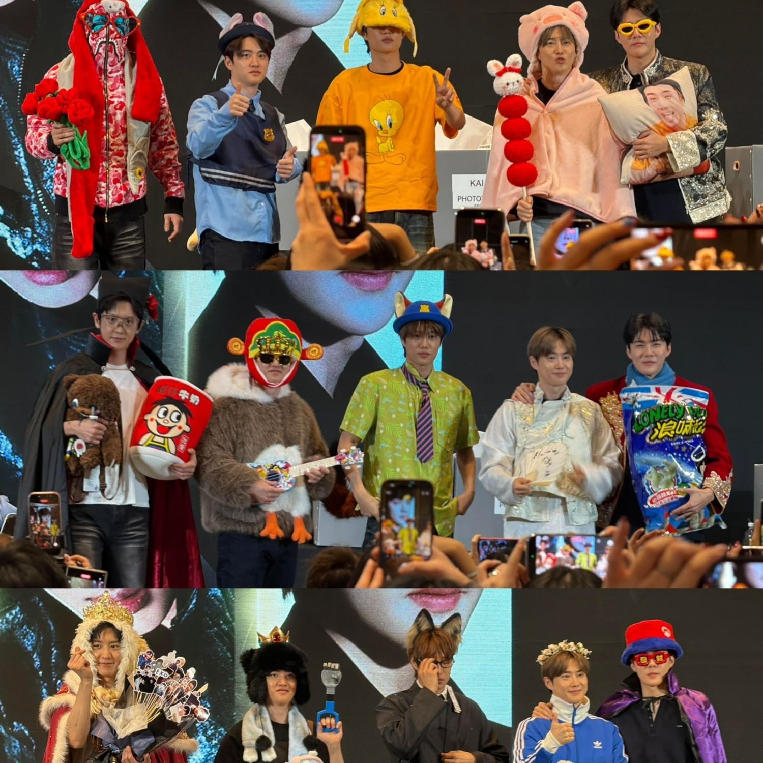 EXO의 비하인드 컷