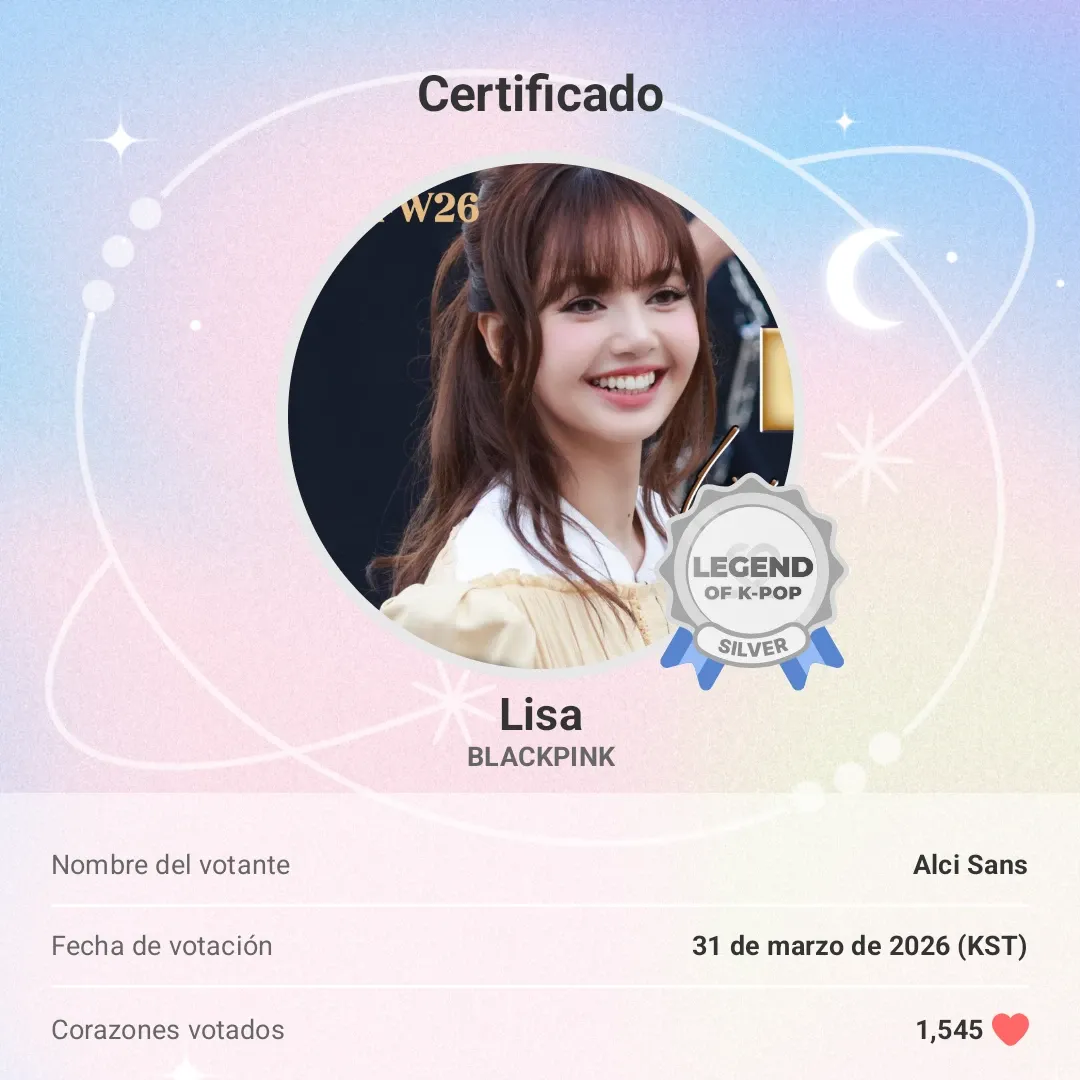 A moment captured by Lisa (BLACKPINK)'s fan