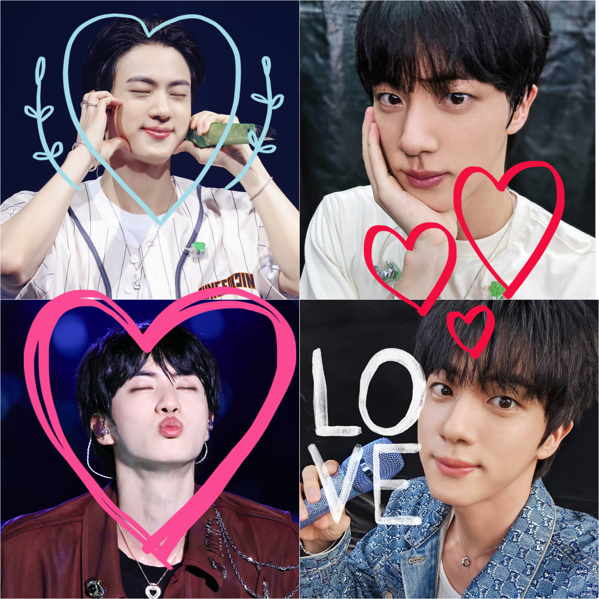 Foto aktivitas terbaru Jin (BTS)