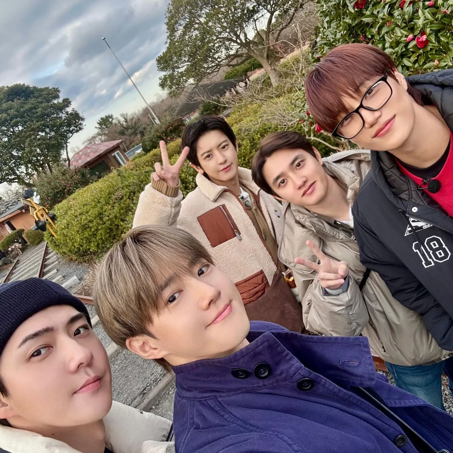 Recent activity shot of EXO