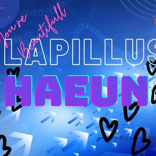 Recent activity shot of Haeun (Lapillus)