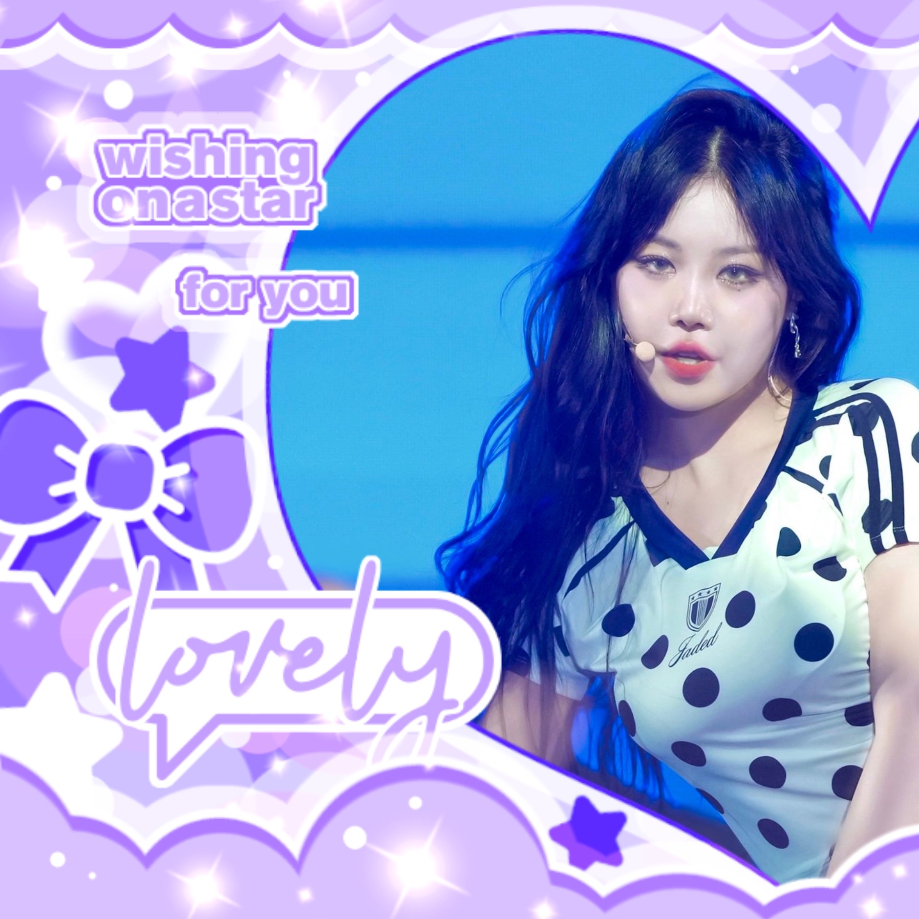 A moment captured by Soojin's fan
