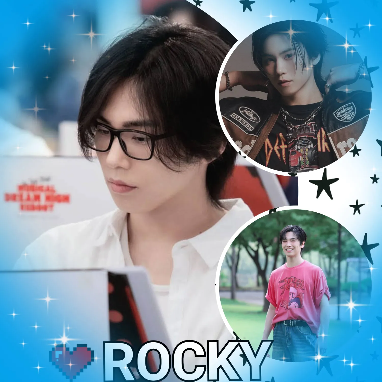 A moment captured by Rocky's fan