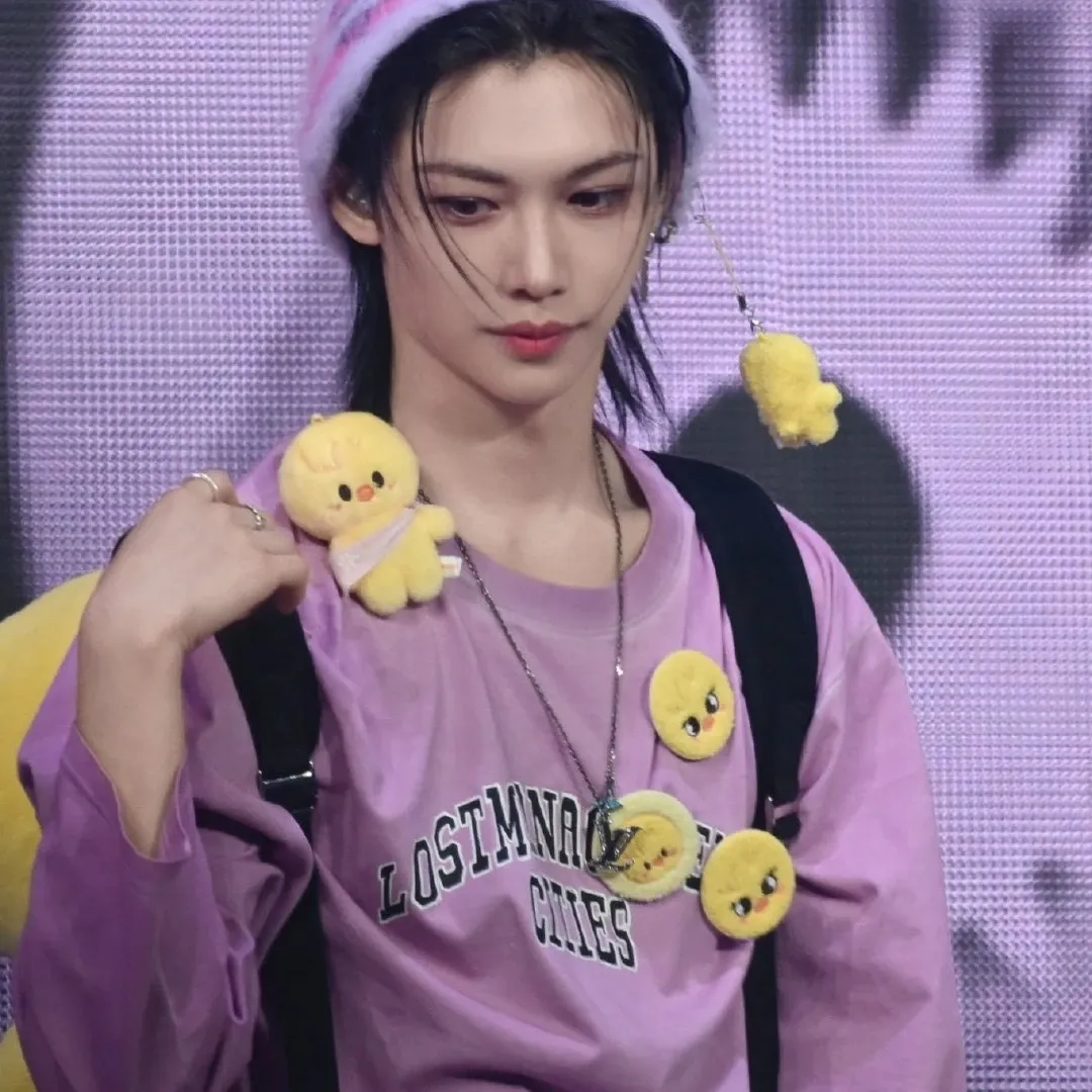 A moment captured by Felix (Stray Kids)'s fan