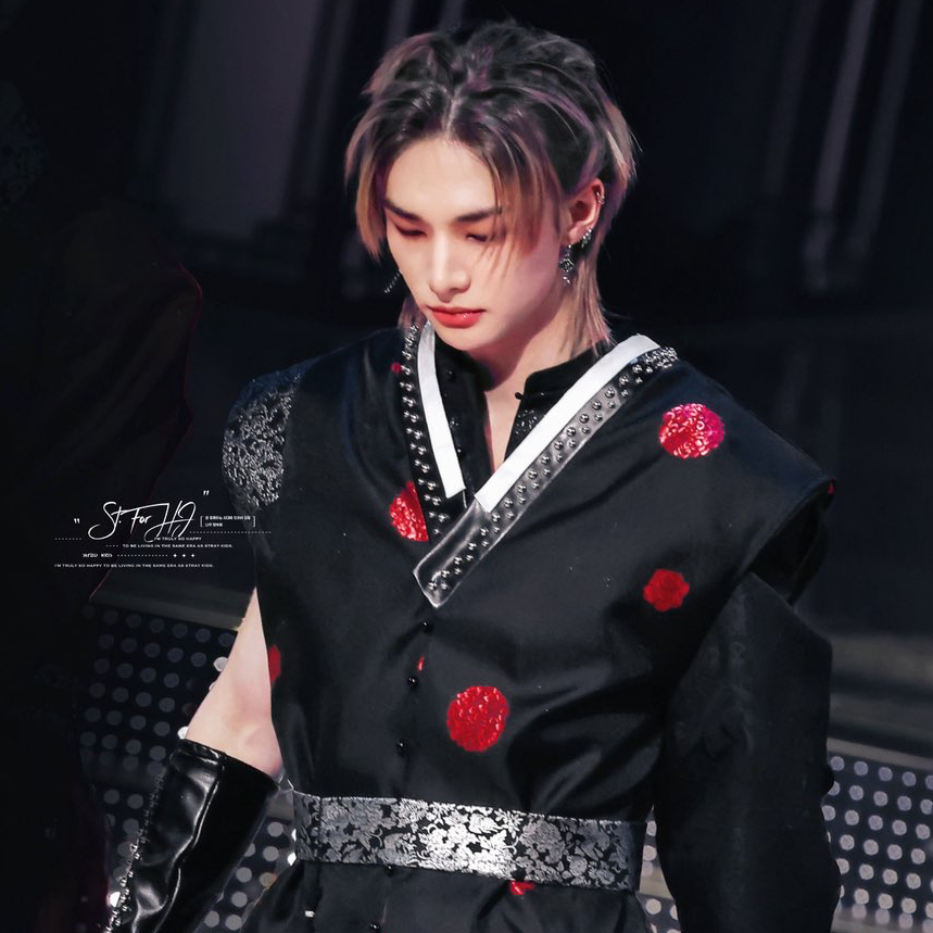 Recent activity shot of Hyunjin (Stray Kids)