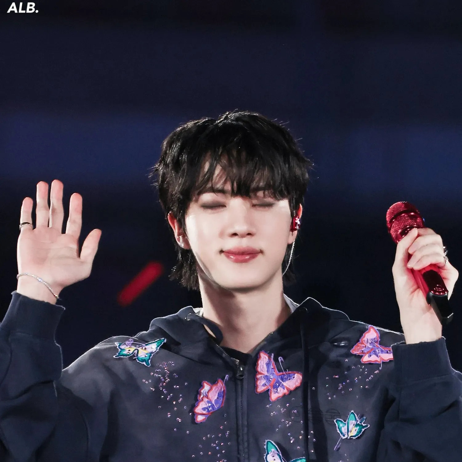 Momen yang diabadikan oleh penggemar Jin (BTS)