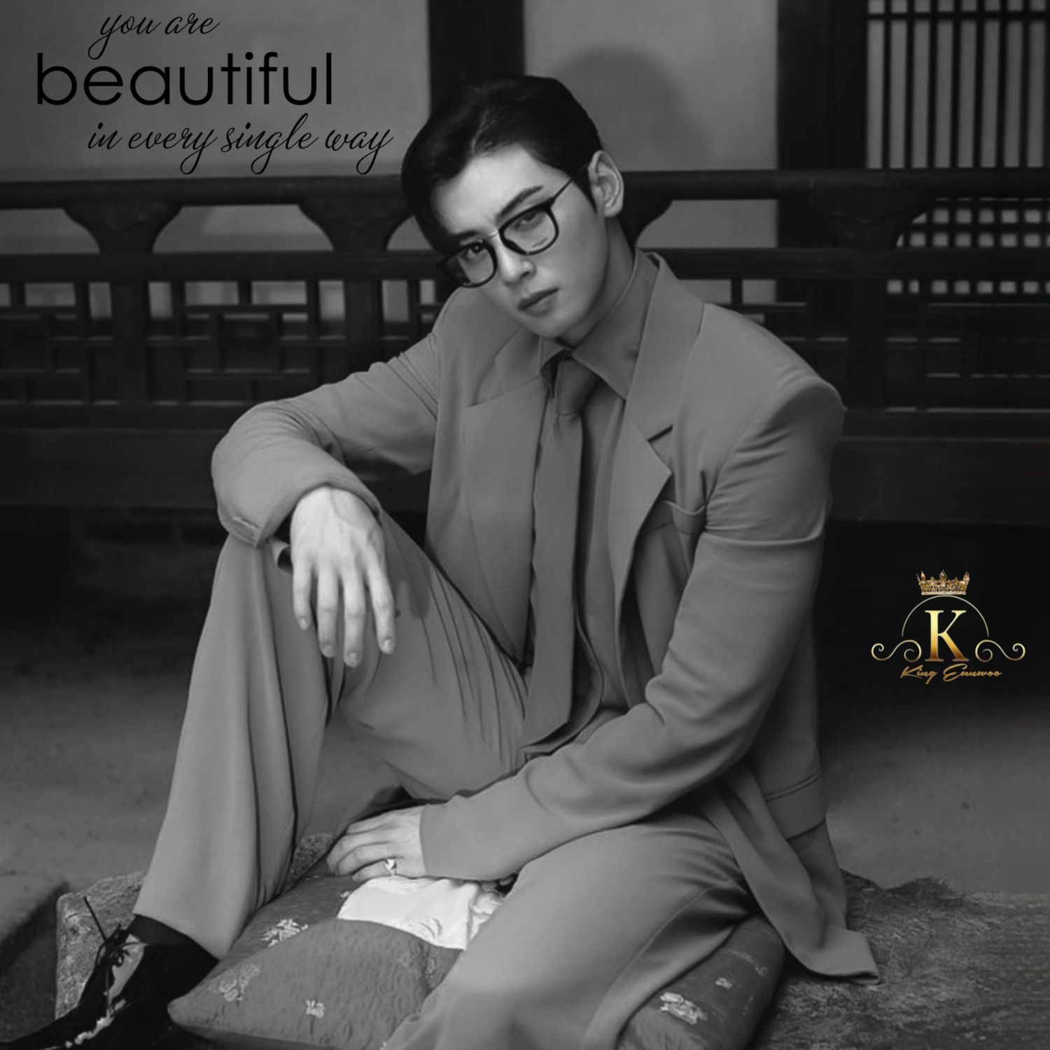 Recent activity shot of Eunwoo (ASTRO)