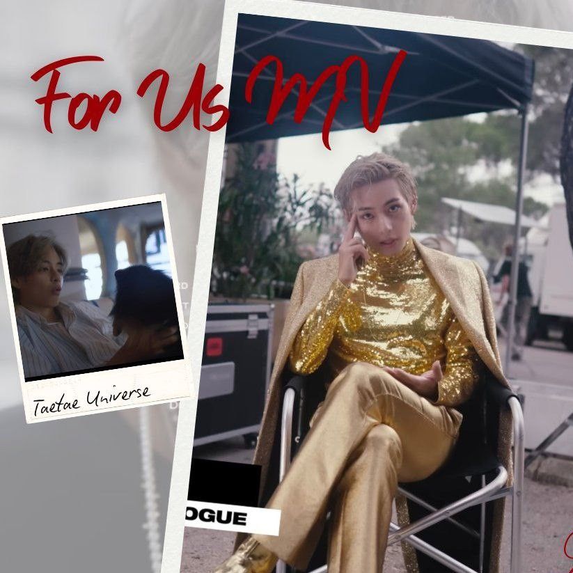 뷔 (방탄소년단)의 비하인드 컷