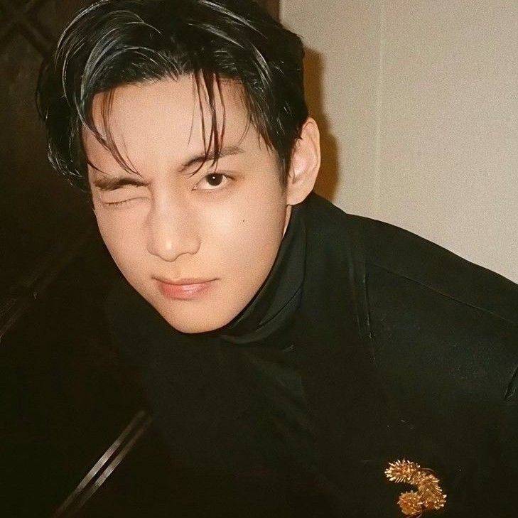 A moment captured by V (BTS)'s fan