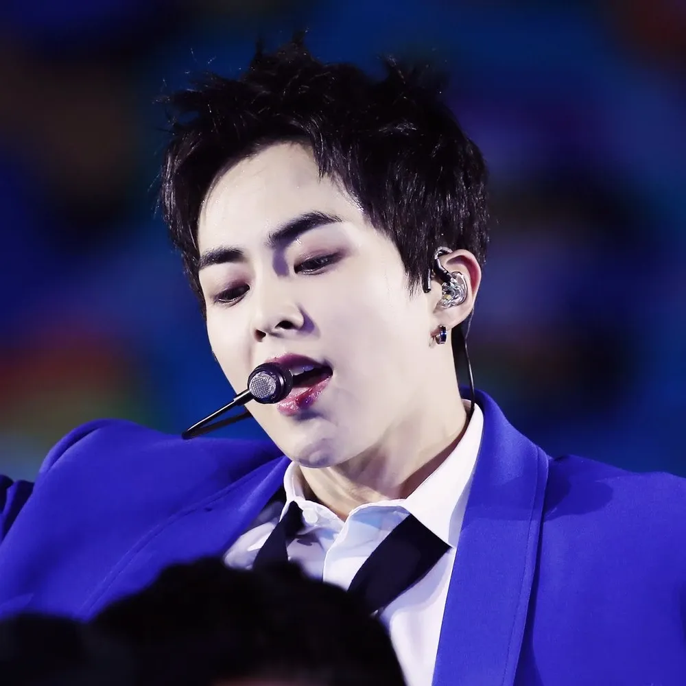 Recent activity shot of Xiumin (EXO)