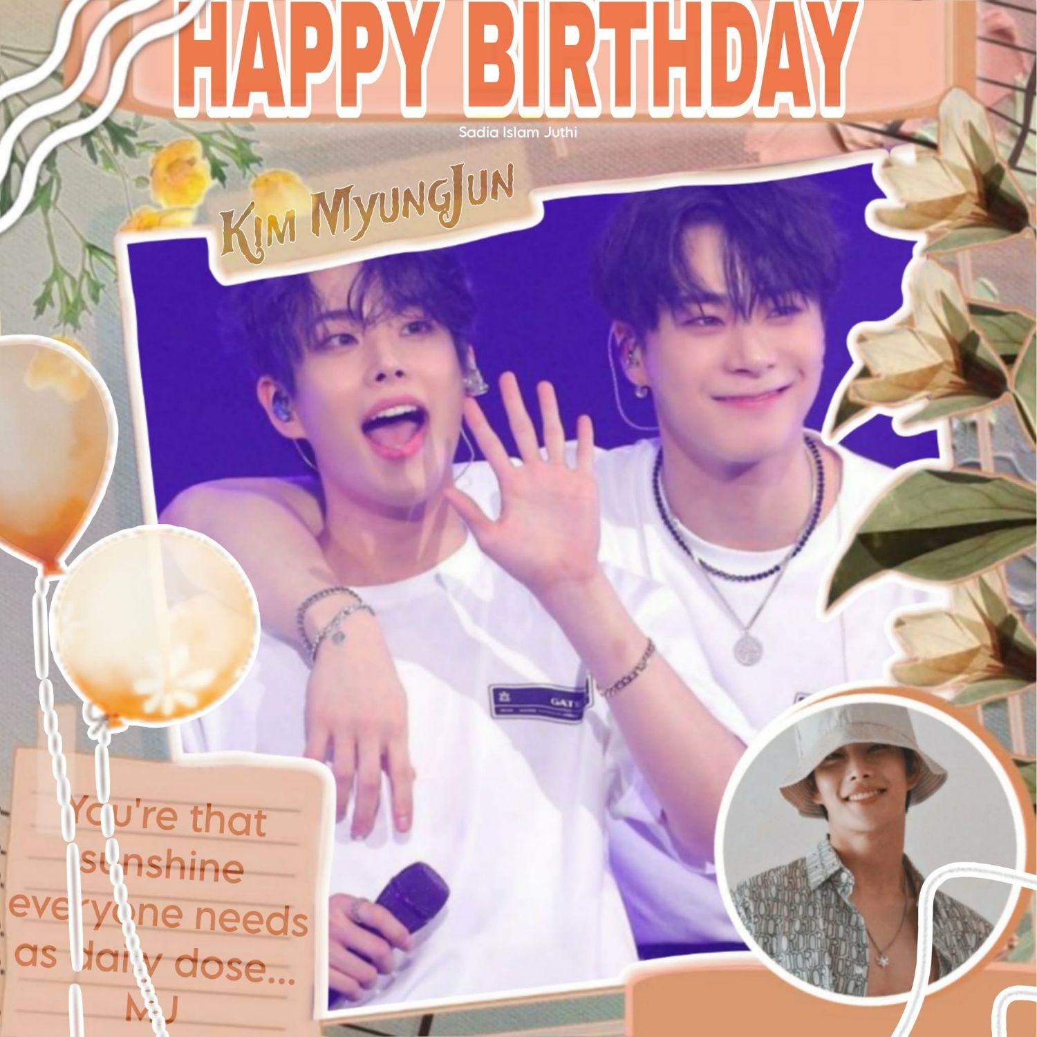 Recent activity shot of Moonbin (ASTRO)