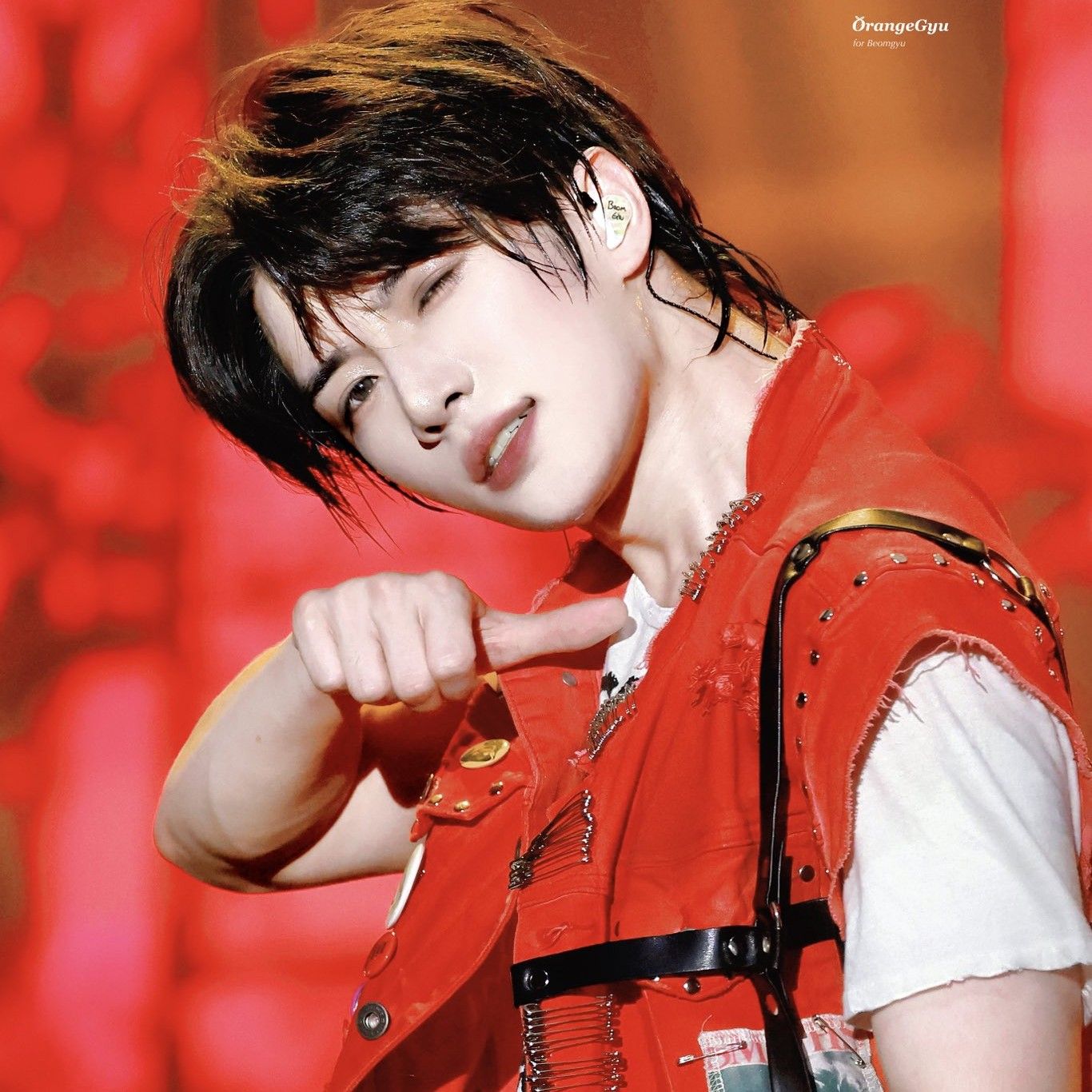 A moment captured by Beomgyu (TOMORROW X TOGETHER)'s fan