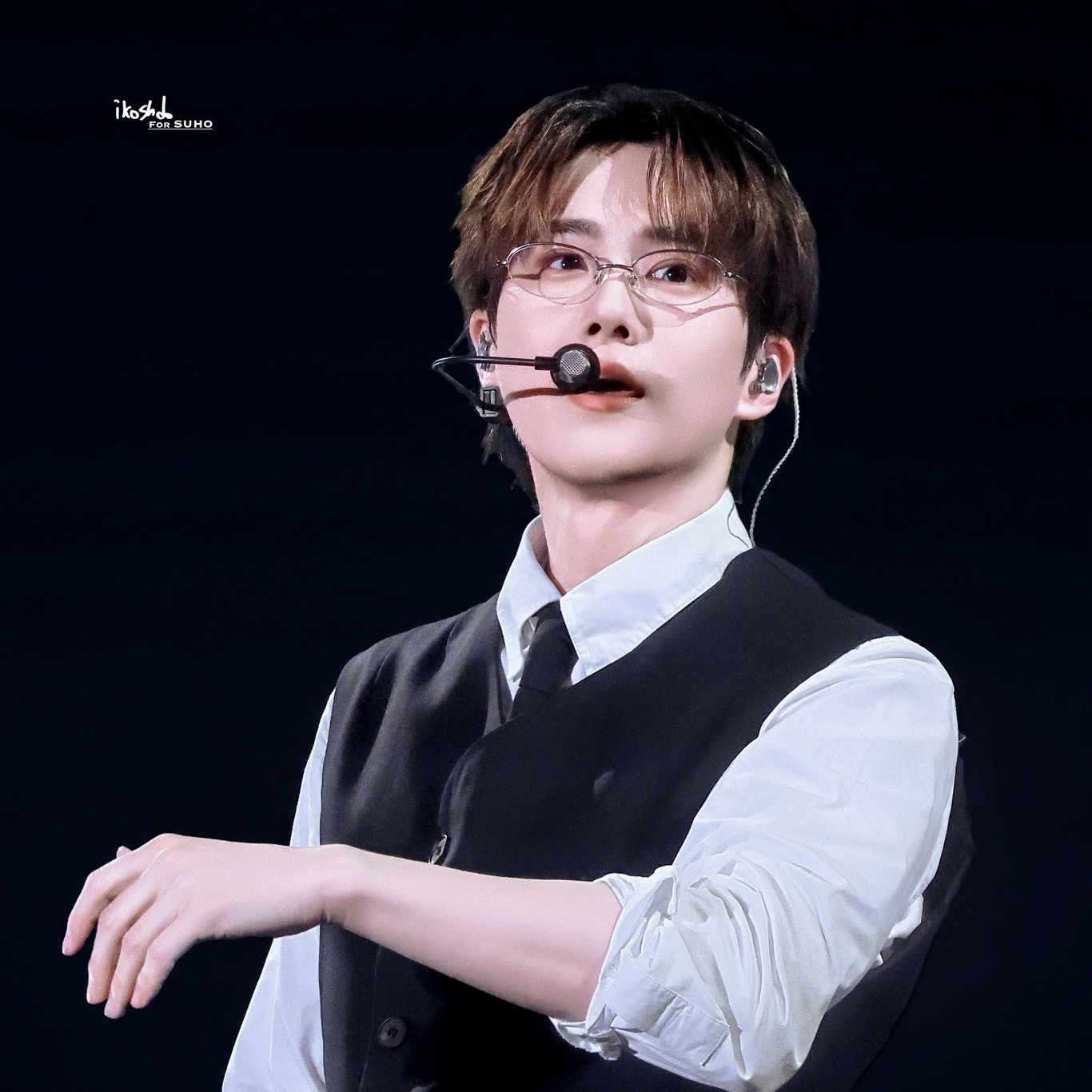 Recent activity shot of Suho (EXO)