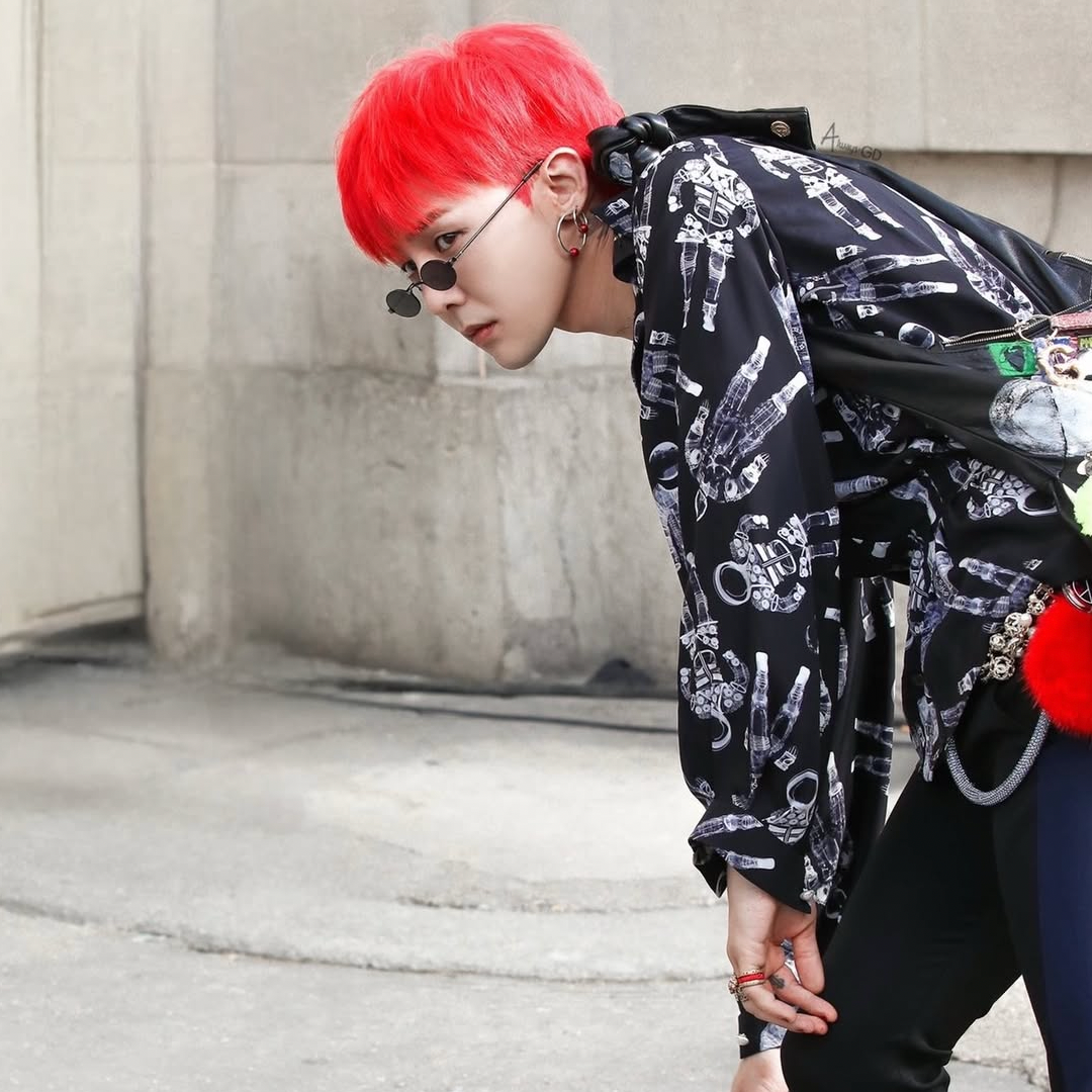 A moment captured by G-DRAGON (BIGBANG)'s fan