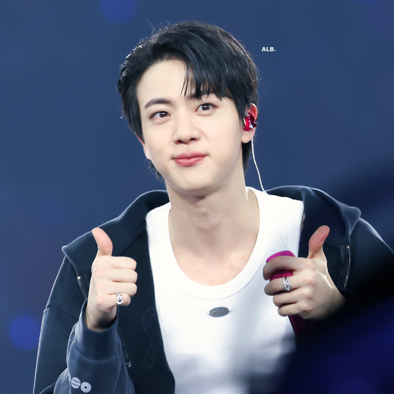 Recent activity shot of Jin (BTS)