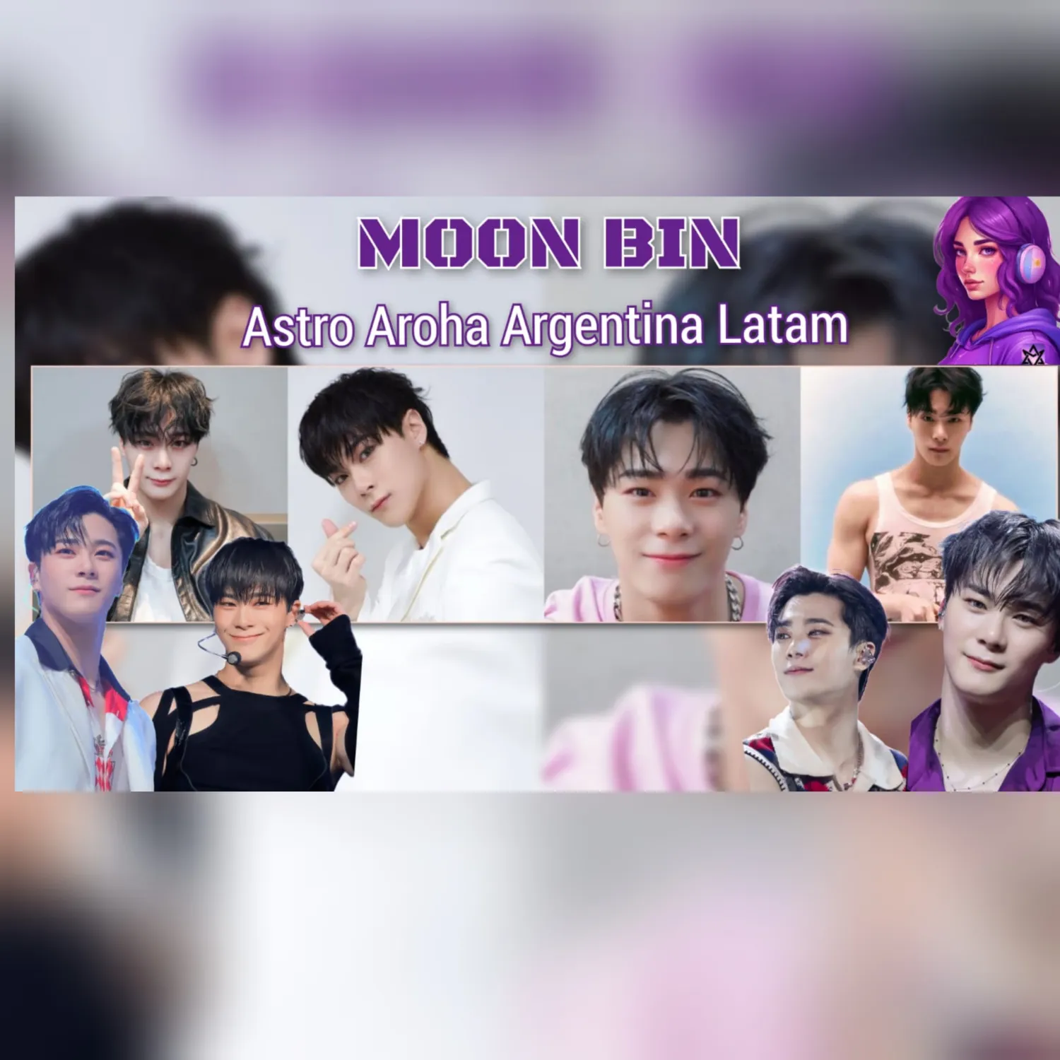 A moment captured by Moonbin (ASTRO)'s fan