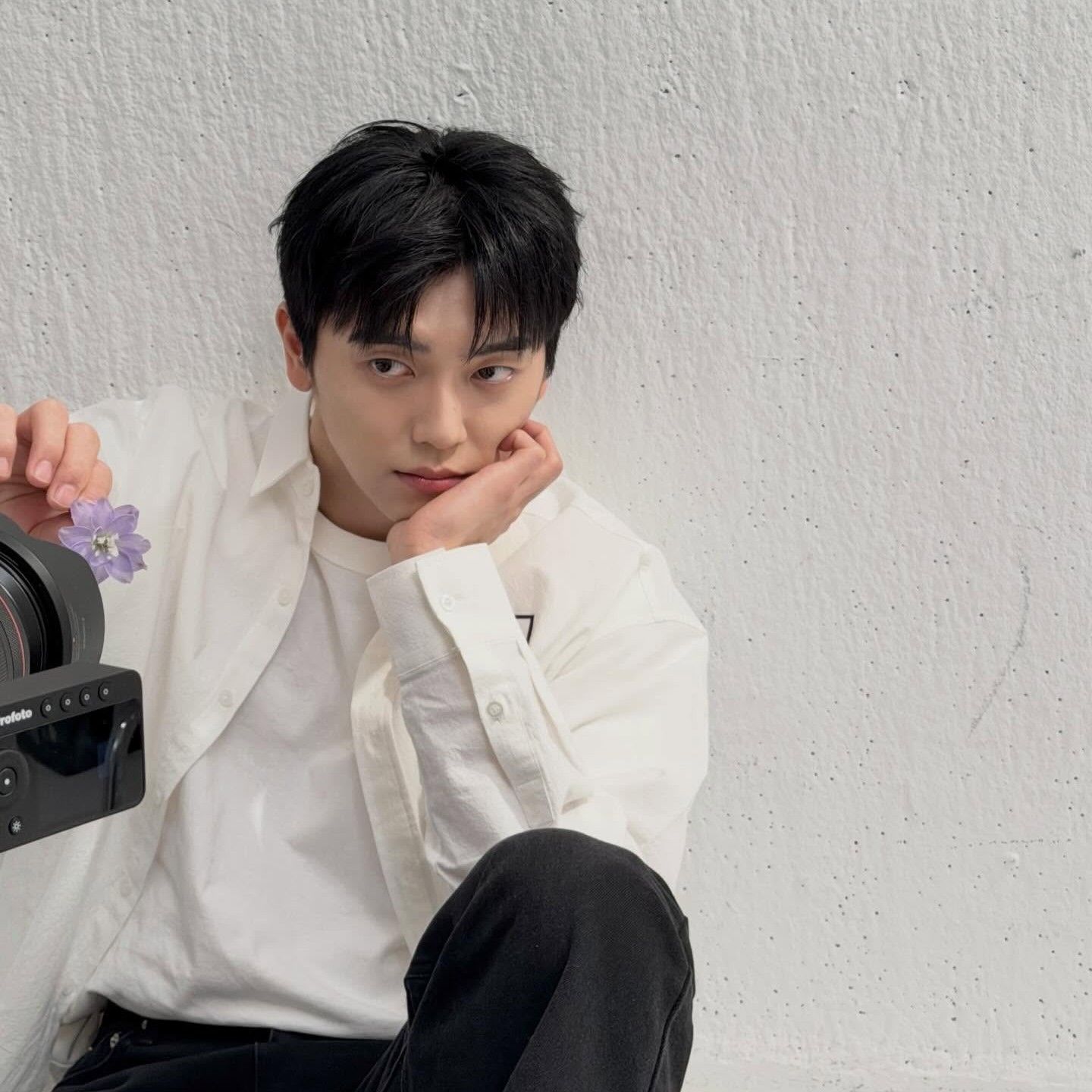 A moment captured by Minkyun (ONF)'s fan