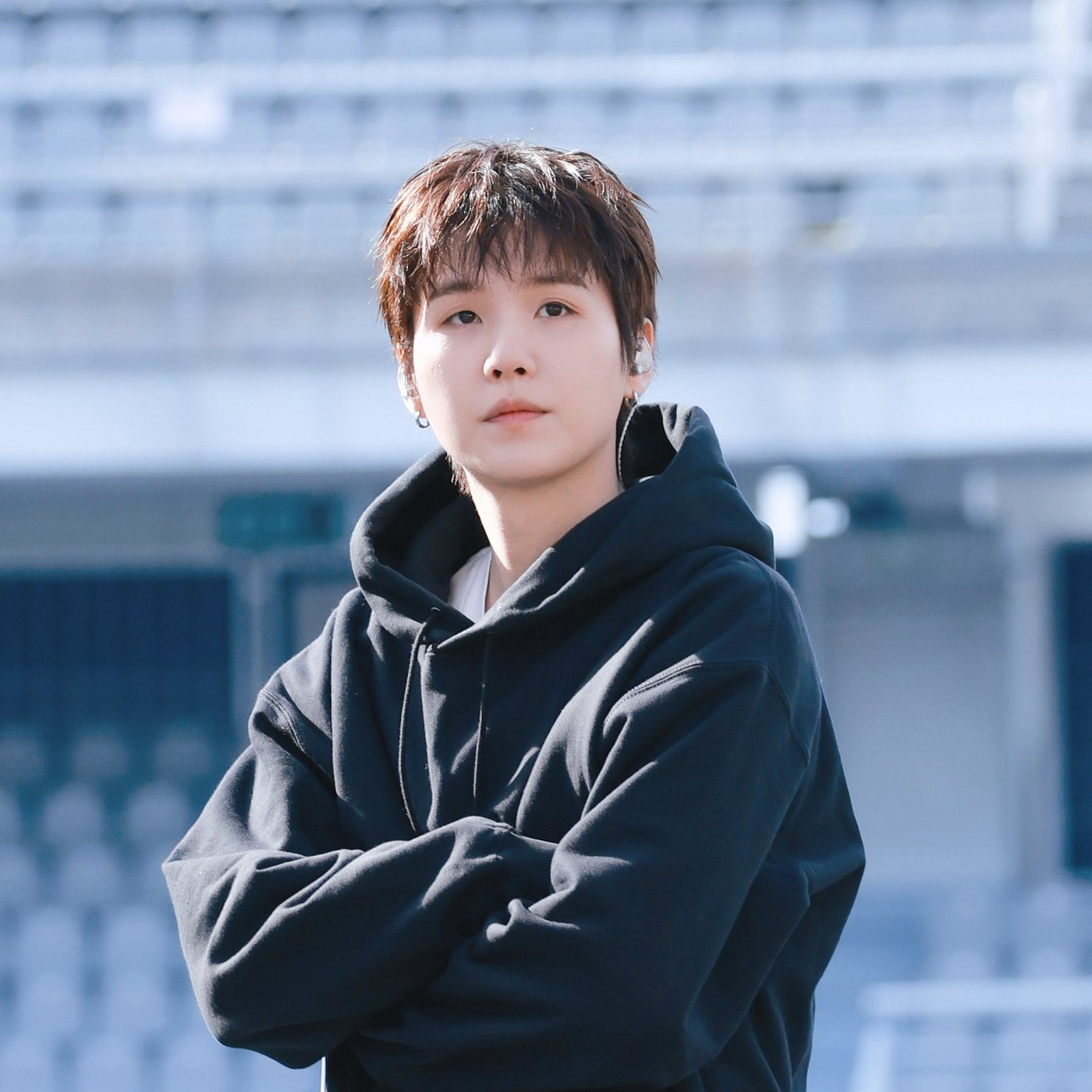 A moment captured by SUGA (BTS)'s fan