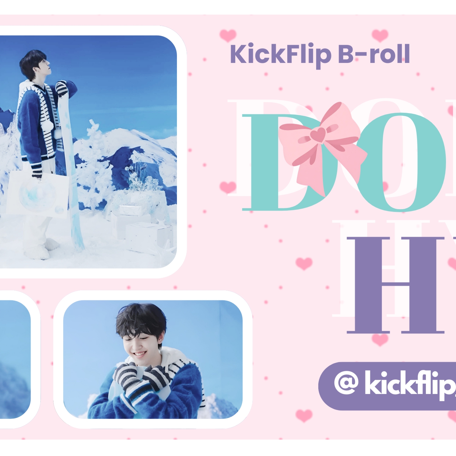 A moment captured by Donghyeon (KickFlip)'s fan