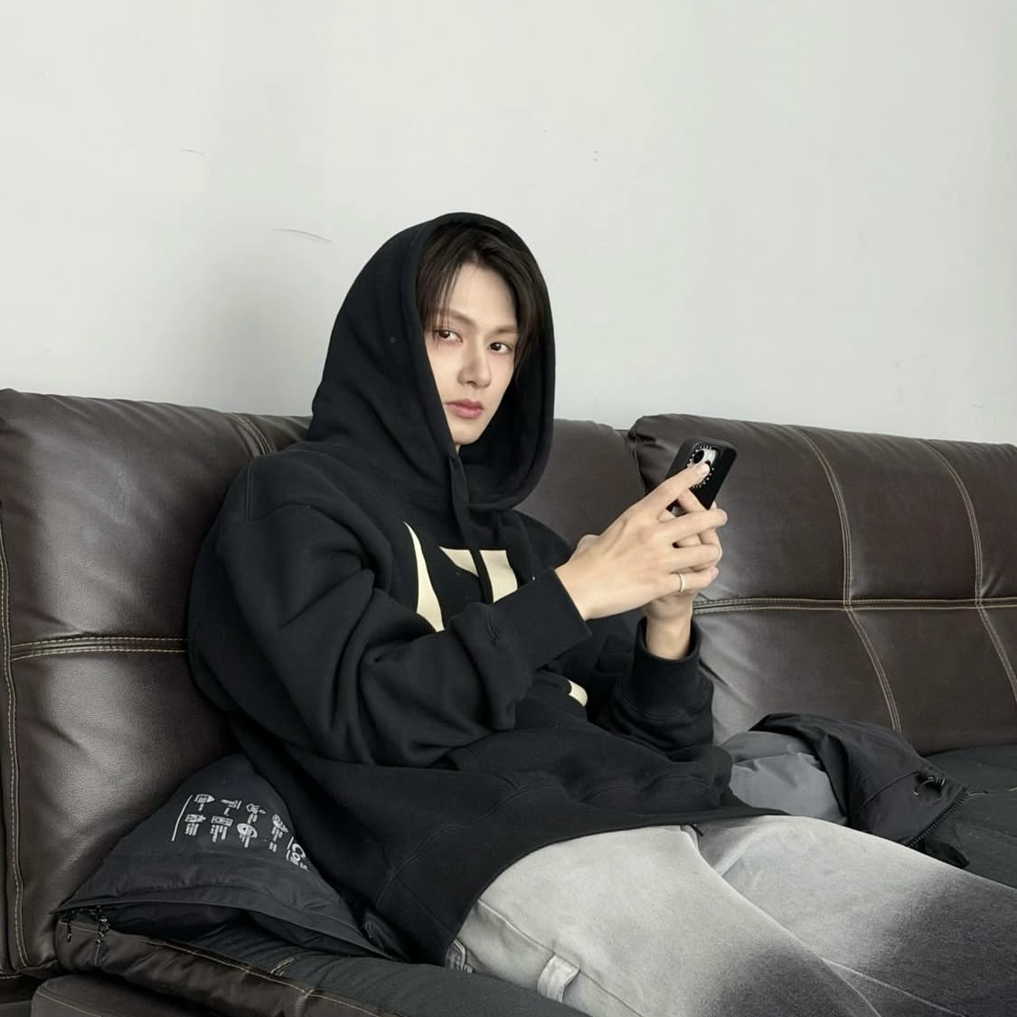 A moment captured by Jun (SEVENTEEN)'s fan