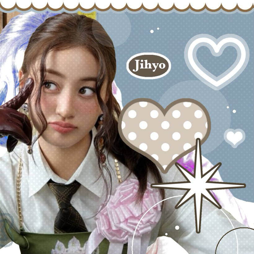 Recent activity shot of Jihyo (TWICE)