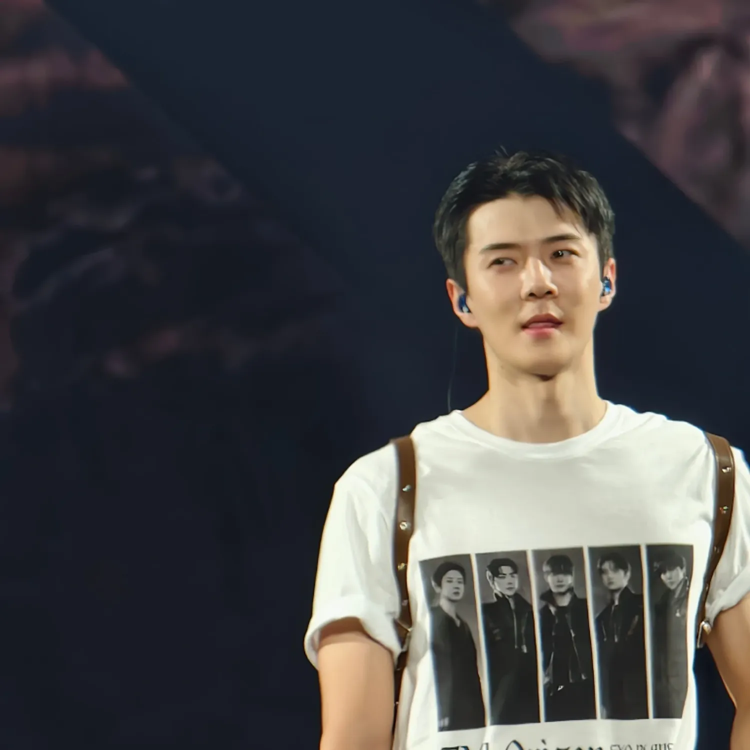 A moment captured by Sehun (EXO)'s fan
