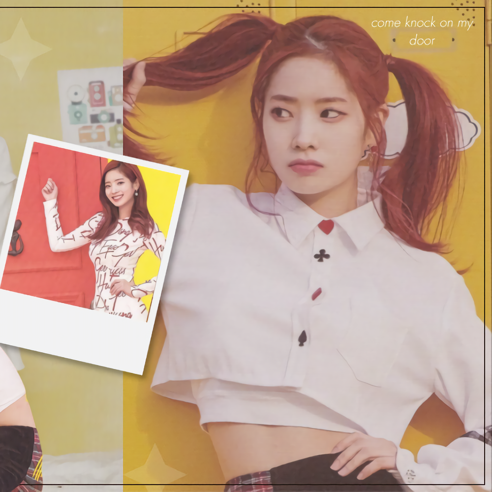 다현 (TWICE)의 비하인드 컷